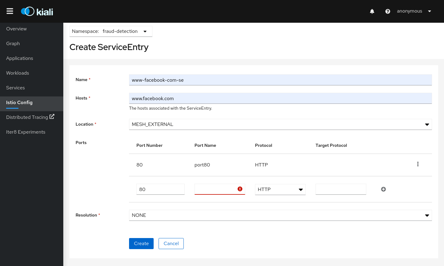 ServiceEntry